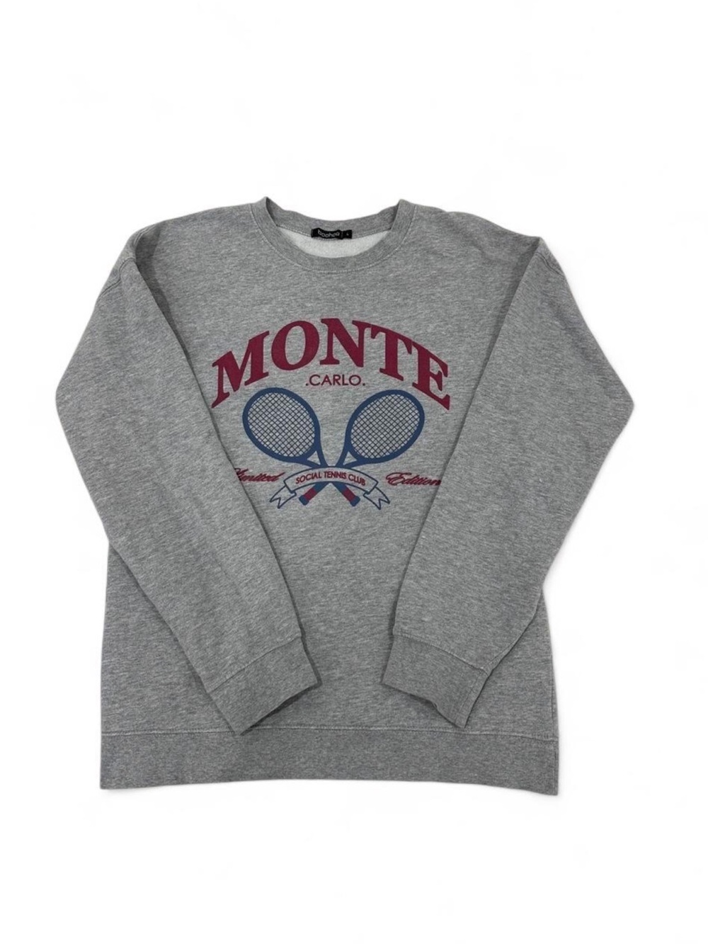 Gray Monte Carlo Tennis Club Sweatshirt